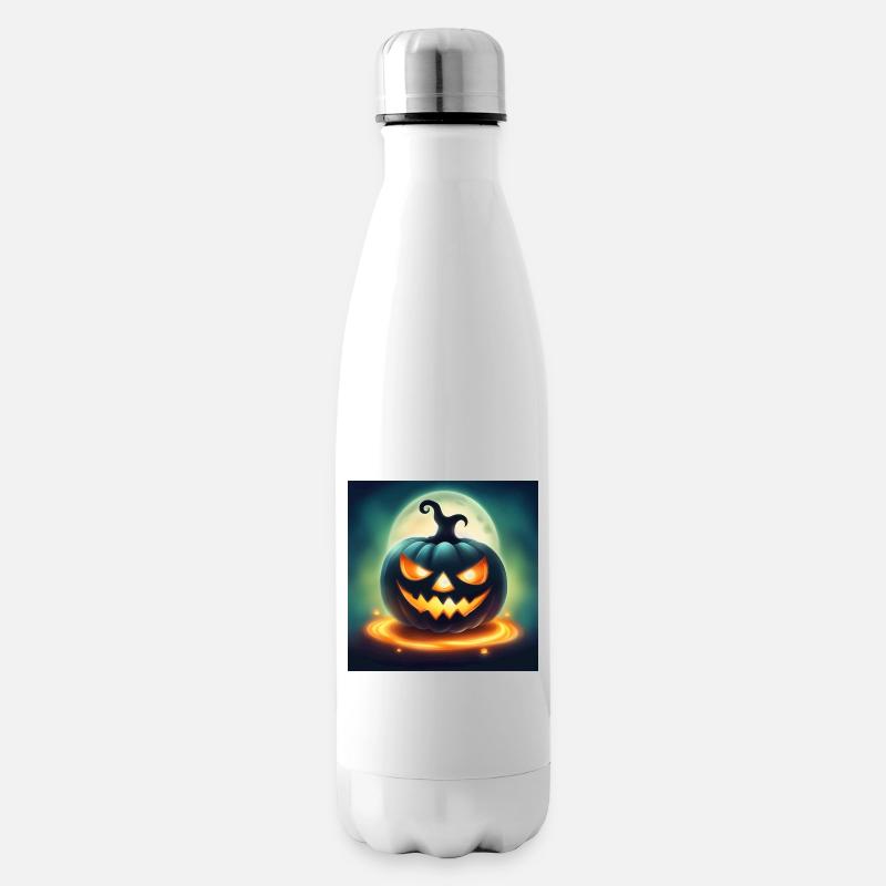Halloween Pumpkin - Printflow - Isolierflasche - Weiß