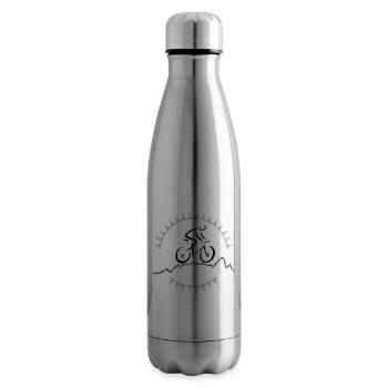 Professional cyclist - Insulated Water Bottle - silver - Right