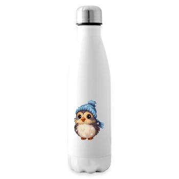 Oiseau d’hiver - Bouteille isotherme - blanc - Droite
