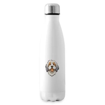 Picardie Schäferhund Hund Rasse Cartoon Kawaii Illustra - Isolierflasche - Weiß - Rechts