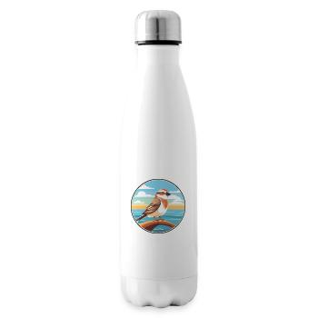 Spatz Aquarell Cartoon Kawaii Clipart Tier - Isolierflasche - Weiß - Rechts