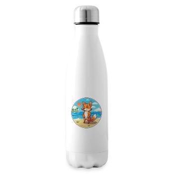 Fuchs Aquarell Cartoon Kawaii Clipart Tier - Isolierflasche - Weiß - Rechts