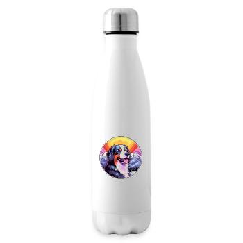 Berner Laufhund Hunderasse Cartoon Kawaii Watercolo - Isolierflasche - Weiß - Rechts