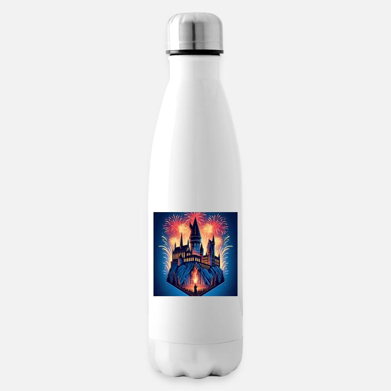 Magisches Schloss 3 - Isolierflasche - Weiß