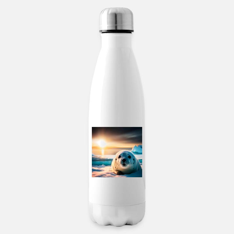 Bébé Phoque - Bouteille isotherme - blanc