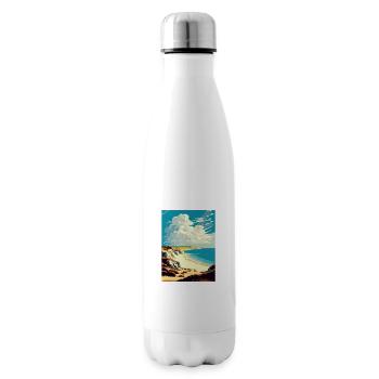 Hengistbury Head England Vintage Reiseposter WPA - Isolierflasche - Weiß - Rechts