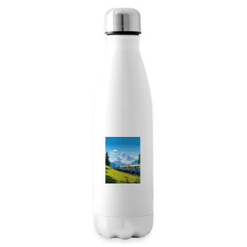 Orient Express Europa Deko Vintage Reiseposter - Isolierflasche - Weiß - Rechts