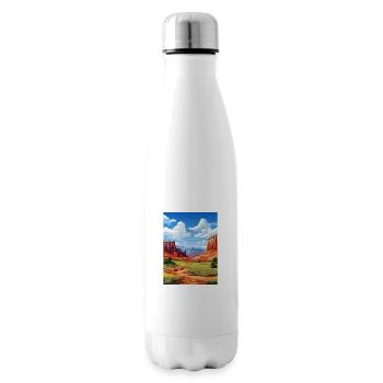 Capitol Reef National Park Affiche de voyage Vintage - Bouteille isotherme - blanc - Droite