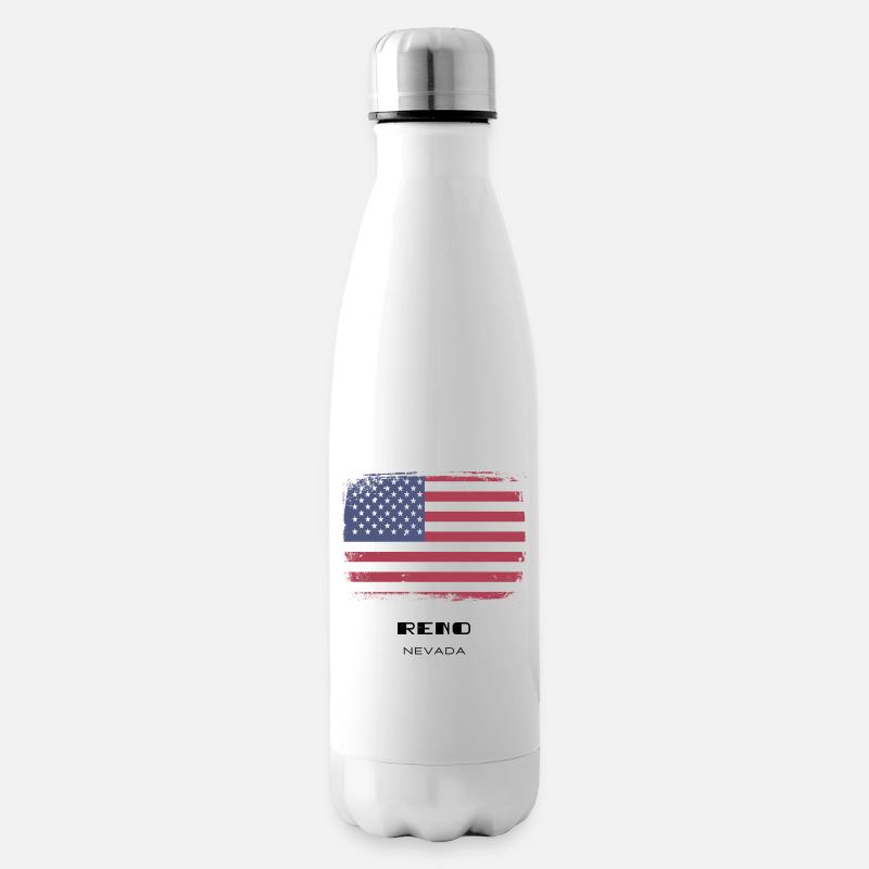 Nevada, États-Unis - Bouteille isotherme - blanc