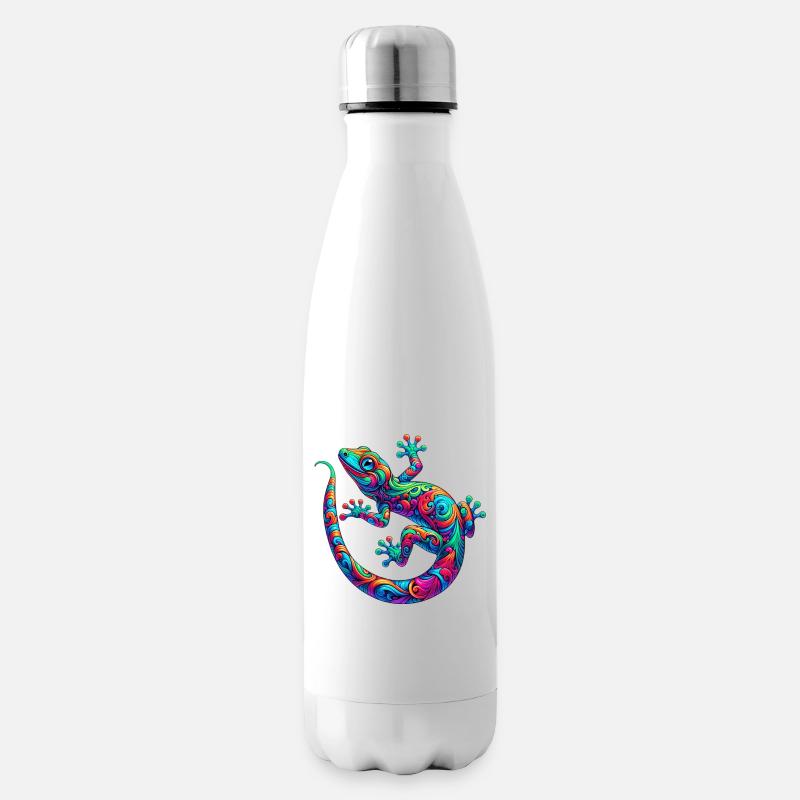 Gecko - Isolierflasche - Weiß