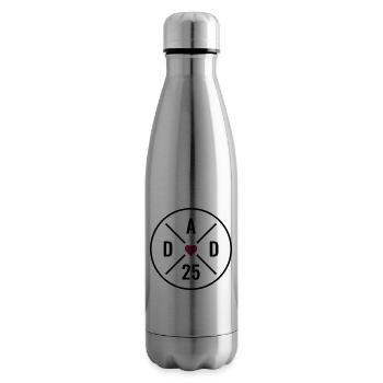 Dad 25 Baby Vater Geschenk Papa 2025 - Isolierflasche - Lightsilver - Rechts