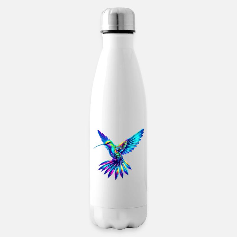 Kolibri - Isolierflasche - Weiß