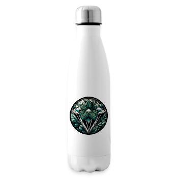 Diamant de la jungle - Bouteille isotherme - blanc - Droite