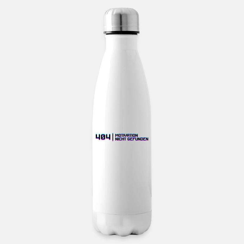 Déclaration de débogage du code développeur Entwickler Dev - Bouteille isotherme - blanc