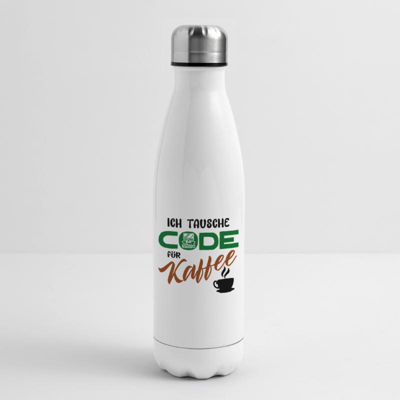 Programmierer Softwareentwickler Developer Code Isolierflasche