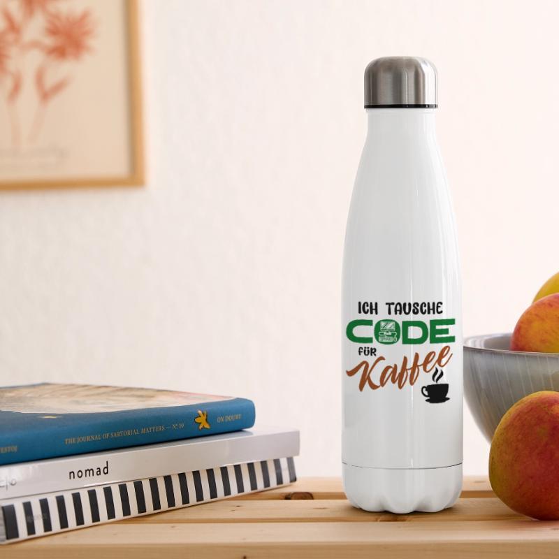 Programmierer Softwareentwickler Developer Code Isolierflasche