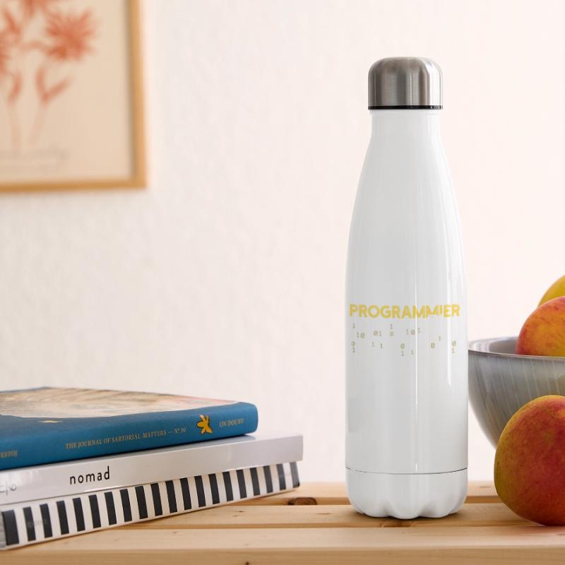 Developer Statement Coden Skripting Webentwickler Isolierflasche