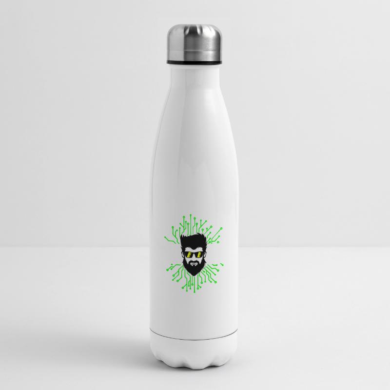 Computerfreak Developer Open Source Code Skripting Isolierflasche