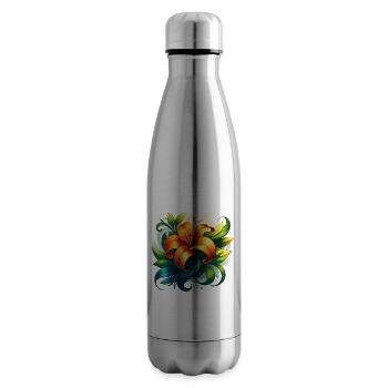 Strahlende BlüteGross - Isolierflasche - Lightsilver - Rechts