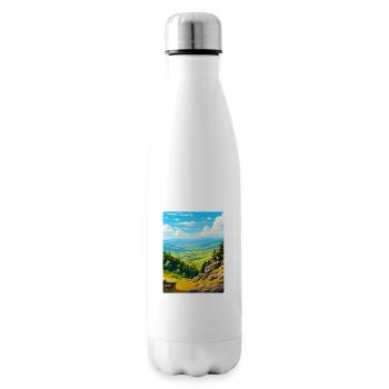 Parc national des Cévennes France Affiche de voyage WPA - Bouteille isotherme - blanc - Droite