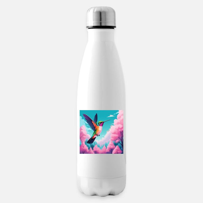 Kolibri - Isolierflasche - Weiß
