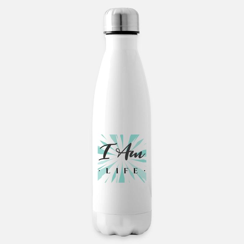 I am life - Bouteille isotherme - blanc