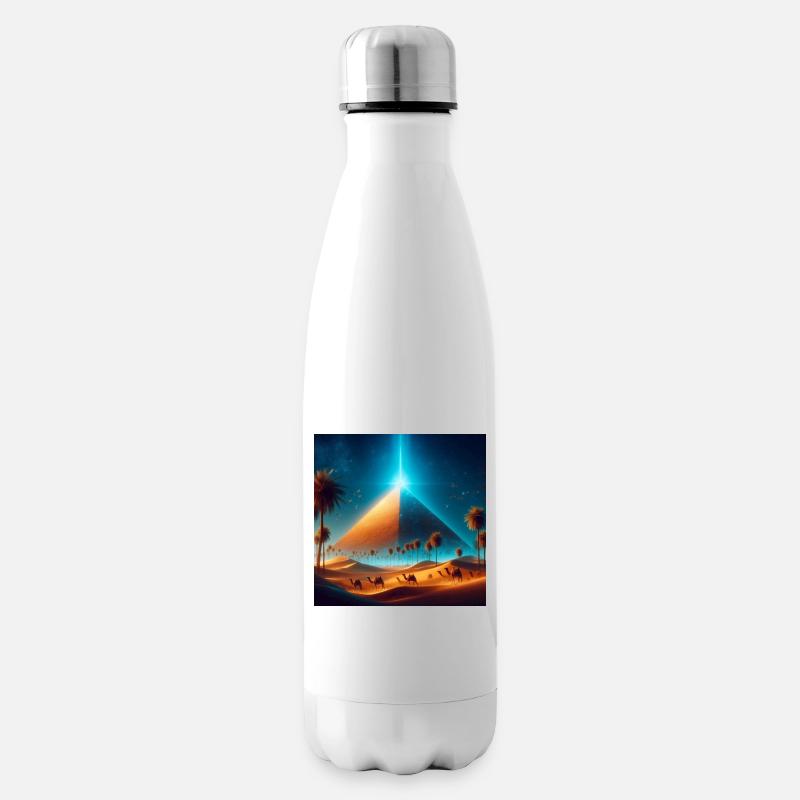 Pyramide 5 - Isolierflasche - Weiß