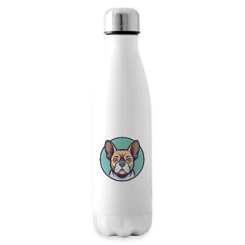 Braque Auvergne Dog Breed Cartoon Kawaii Clipart - Insulated Water Bottle - white - Right