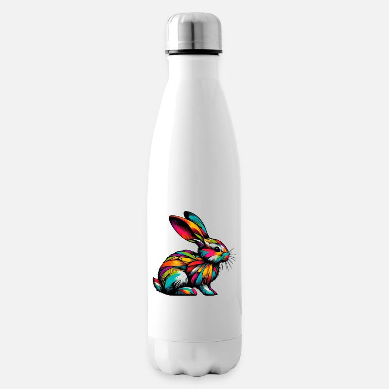 Kaninchen - Isolierflasche - Weiß