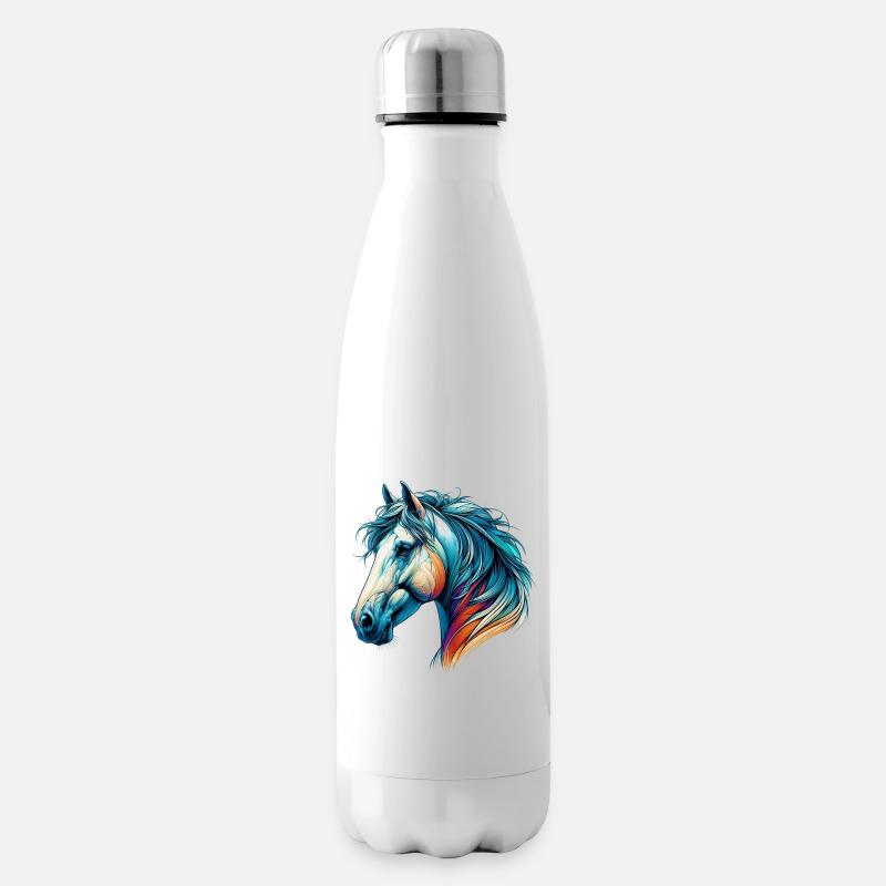 Cheval - Bouteille isotherme - blanc