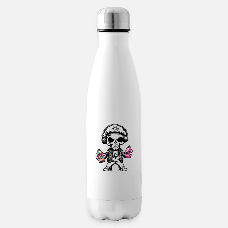 Graffiti Sprayer - Isolierflasche - Weiß