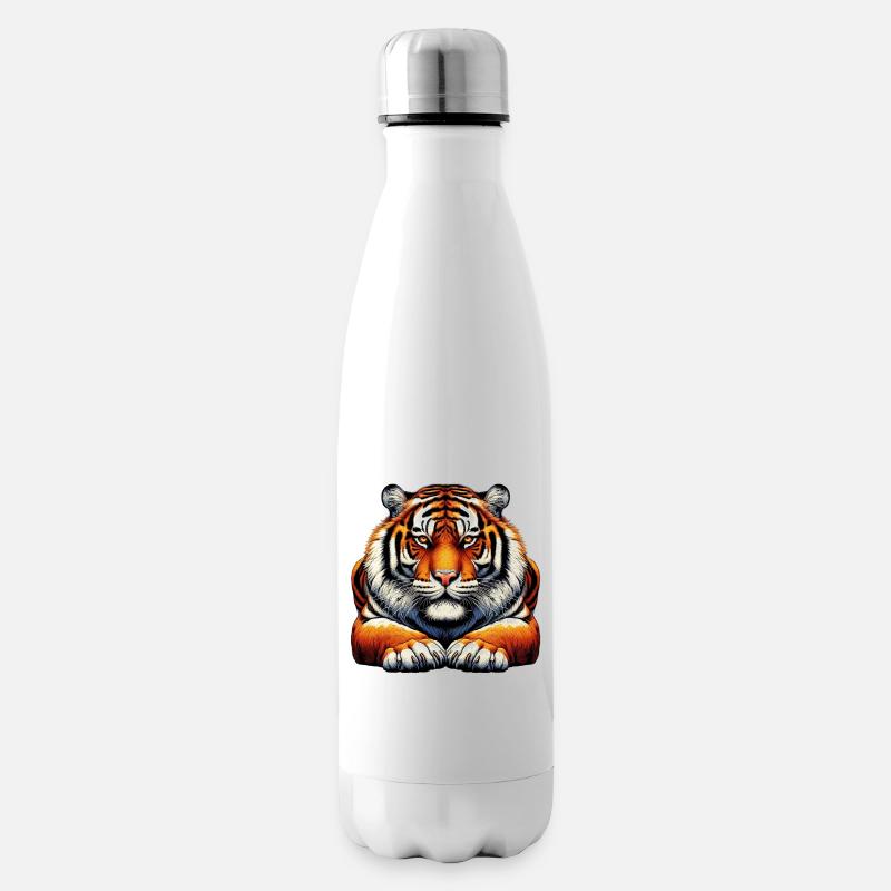 Tiger - Isolierflasche - Weiß