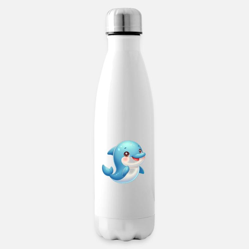 dauphin 2 - Bouteille isotherme - blanc