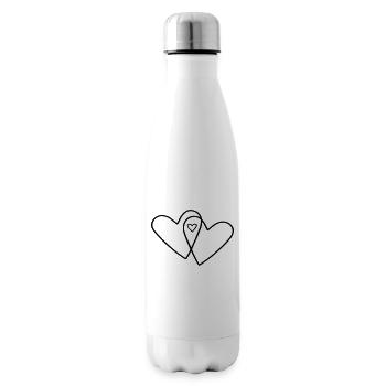 3 Hearts Family - Insulated Water Bottle - white - Right