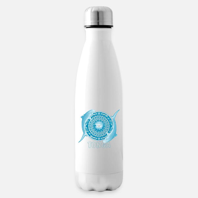 Requin tigre des Tonga - Bouteille isotherme - blanc