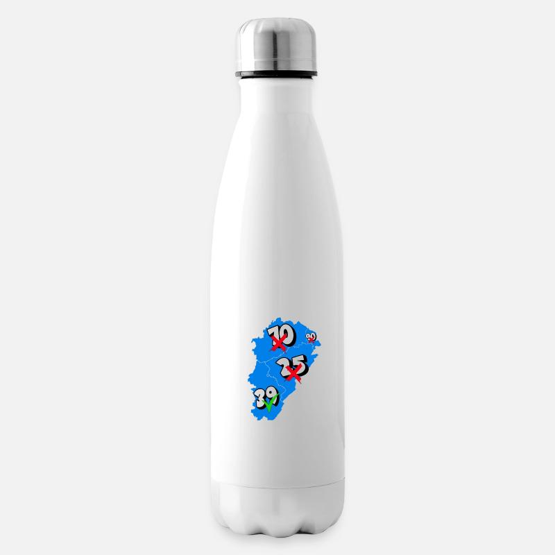 Région franche comté - Bouteille isotherme - blanc
