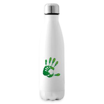 ZEIGER - GRÜN - Isolierflasche - Weiß - Rechts