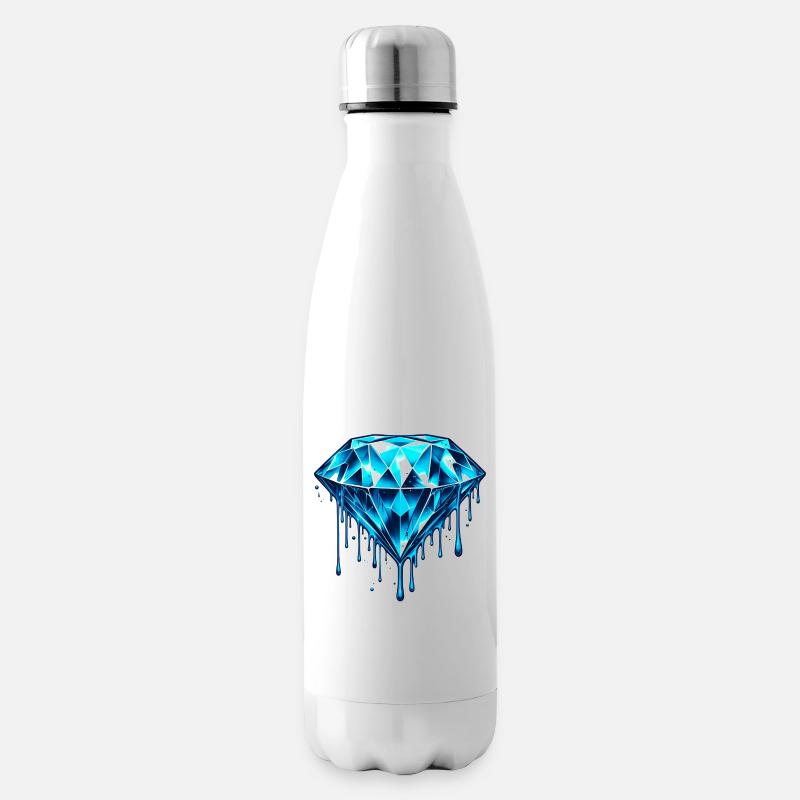 Diamant - Bouteille isotherme - blanc