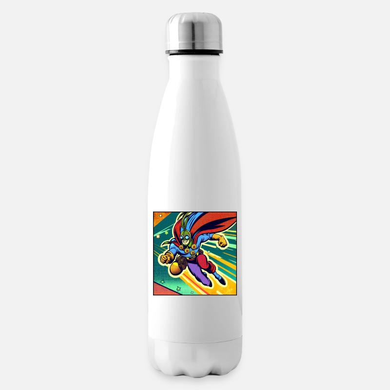 Super-héros - Bouteille isotherme - blanc