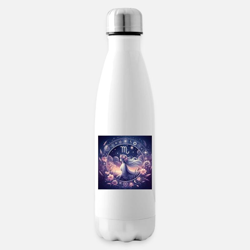 VIERGE -\ Zodiaque - Bouteille isotherme - blanc