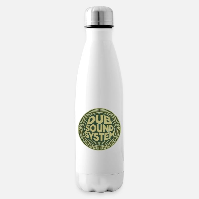 dub sound system - Bouteille isotherme - blanc
