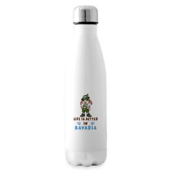 Bayerischer Hase - Isolierflasche - Weiß - Rechts