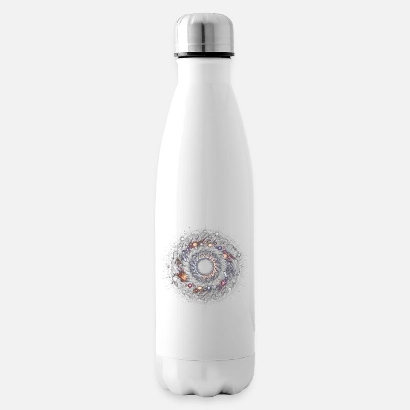 Mandala du Vide - Bouteille isotherme - blanc