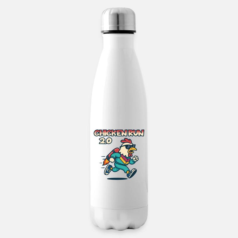 Pack Aventure Chicken Run 2.0 - Bouteille isotherme - blanc