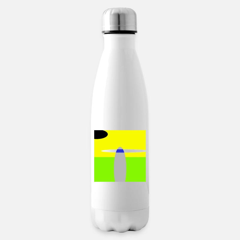 Paysage spatial - Bouteille isotherme - blanc