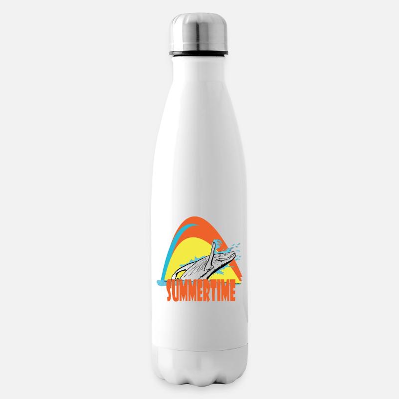 Baleine à bosse - Bouteille isotherme - blanc