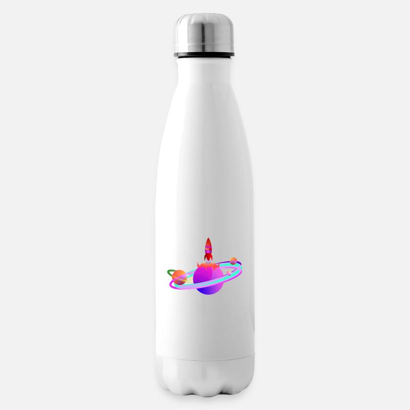 Schläger - Isolierflasche - Weiß