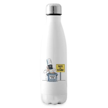 Goûtez à l’avenir ! - Bouteille isotherme - blanc - Droite