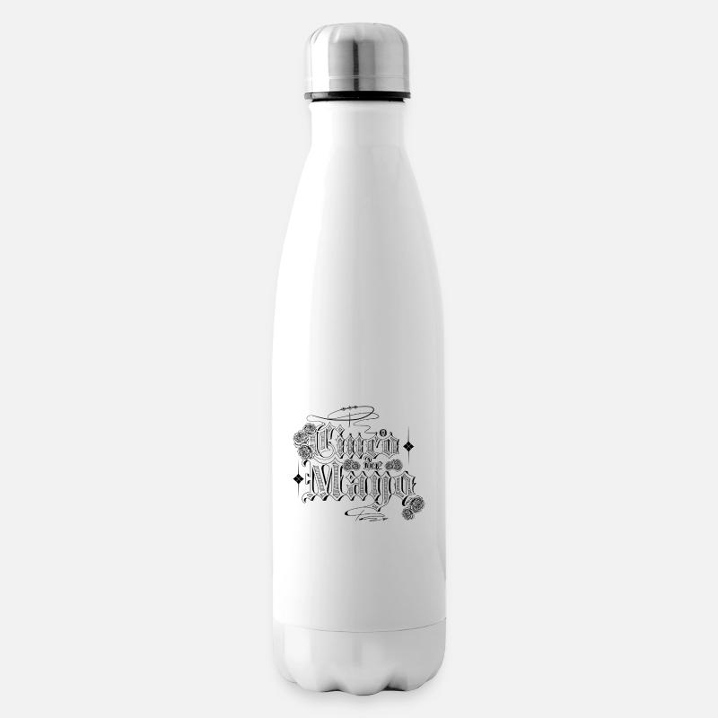 Lettrage Chicano : « Cinco de Mayo » - Bouteille isotherme - blanc
