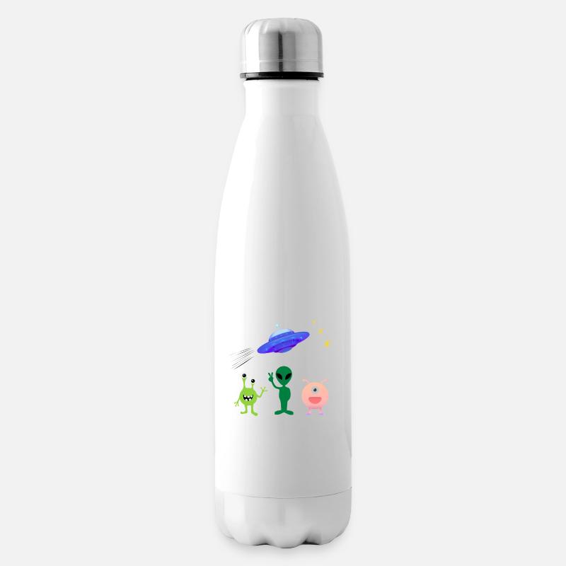 Salutation extraterrestre - Bouteille isotherme - blanc